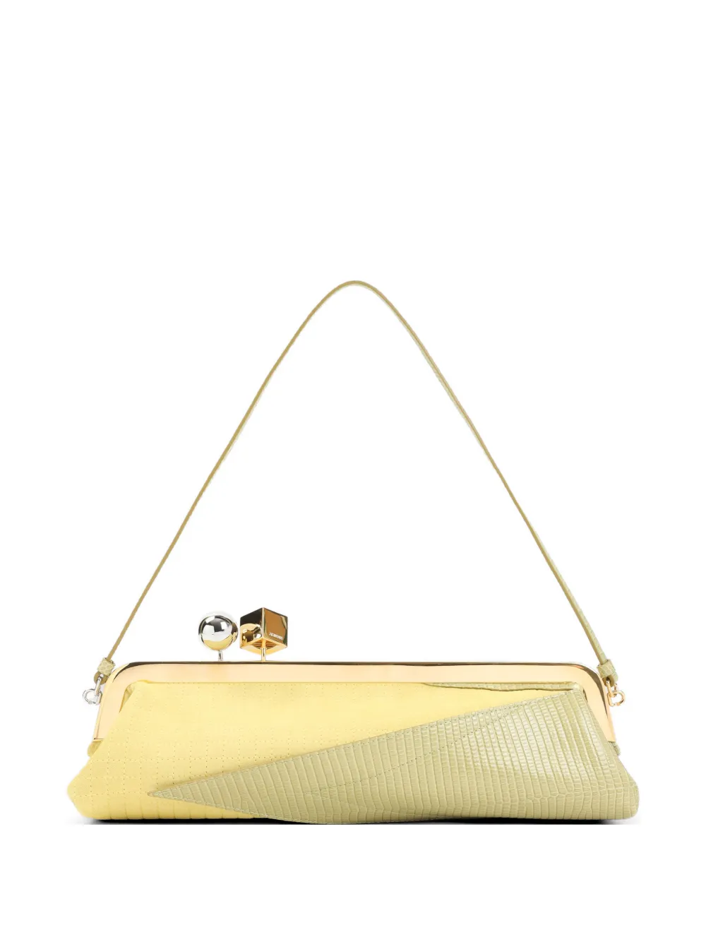 Jacquemus Salon Maïs clutch bag - Giallo