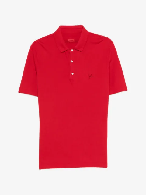 Isaia Poloshirt mit Stickerei