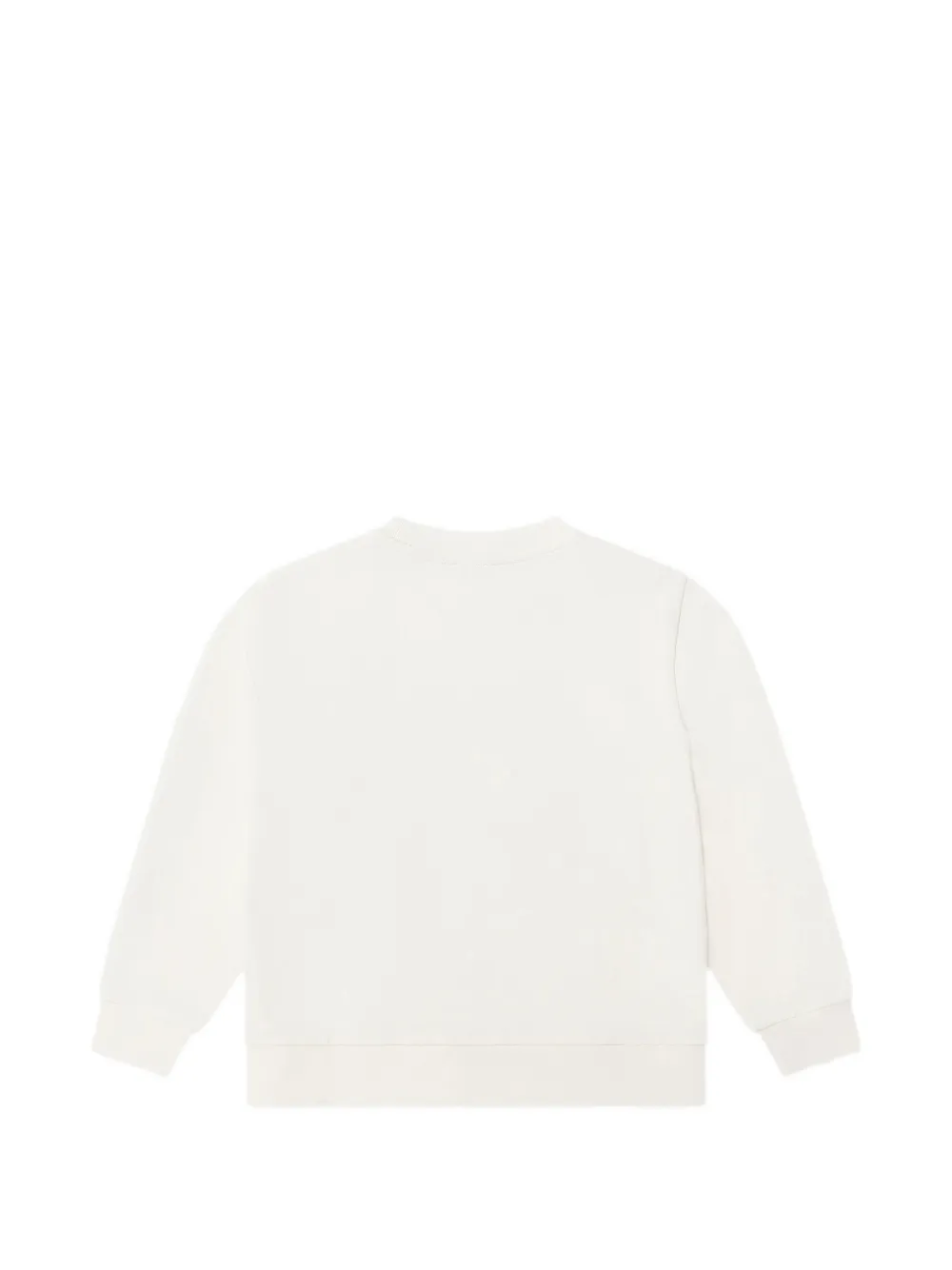 Emporio Armani Kids logo stripe sweatshirt - Toni neutri