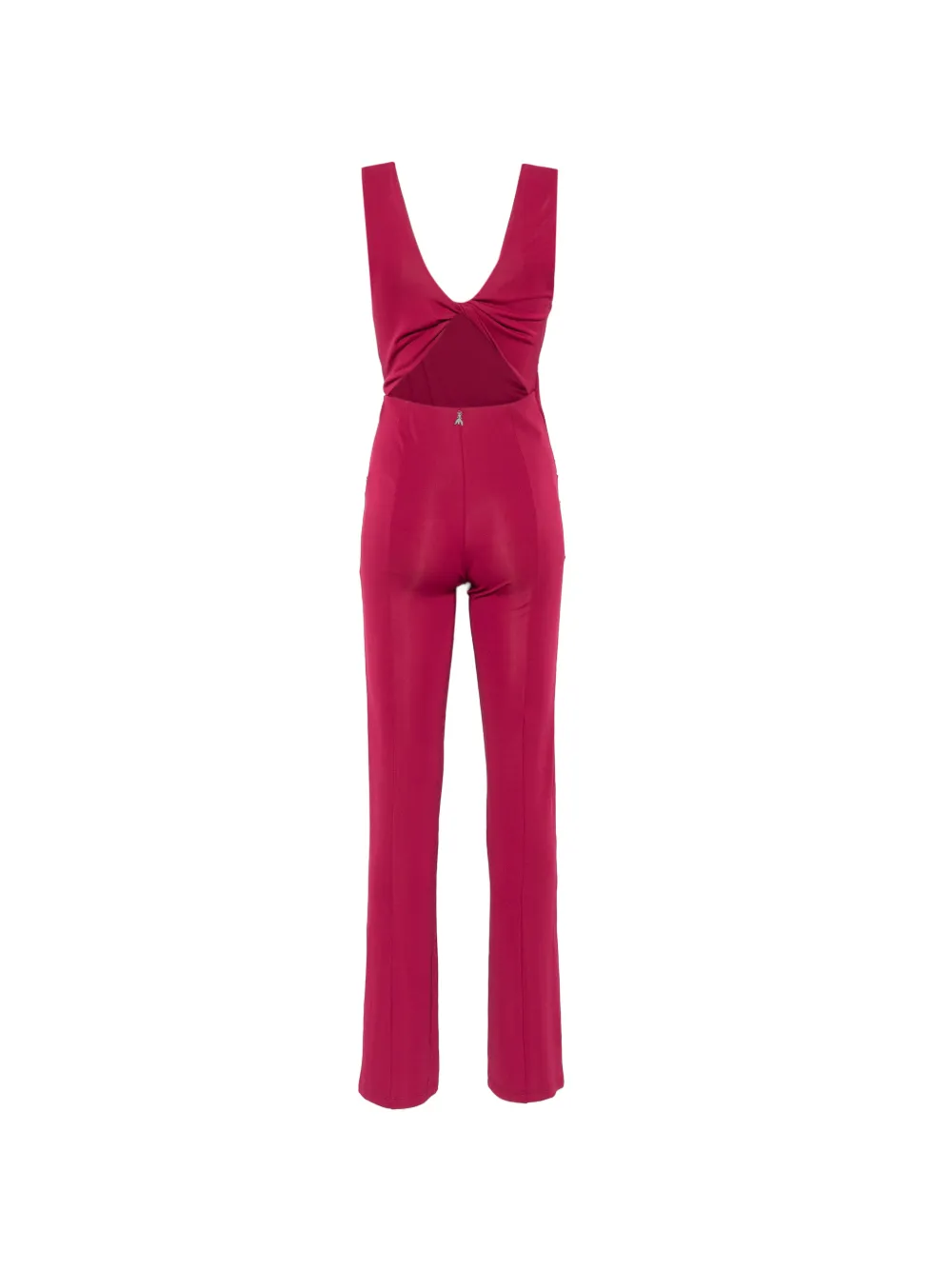 Patrizia Pepe Jumpsuit met ring-detail Rood