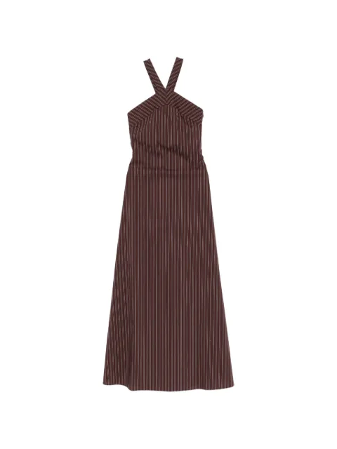 Patrizia Pepe pinstripe-pattern maxi dress