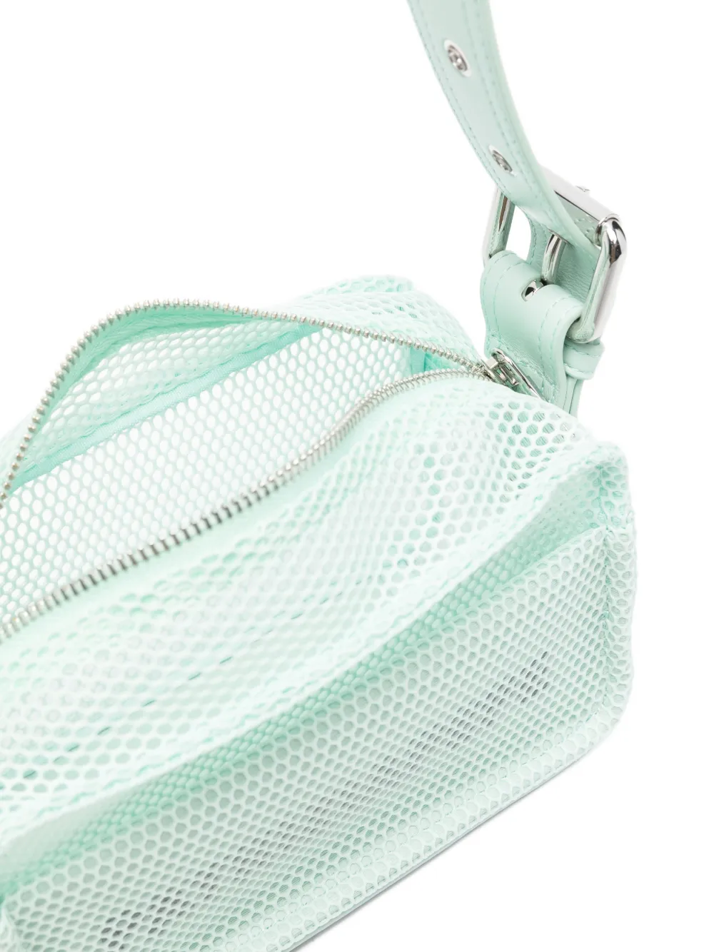 Patrizia Pepe In My Space kleine mesh schoudertas Groen