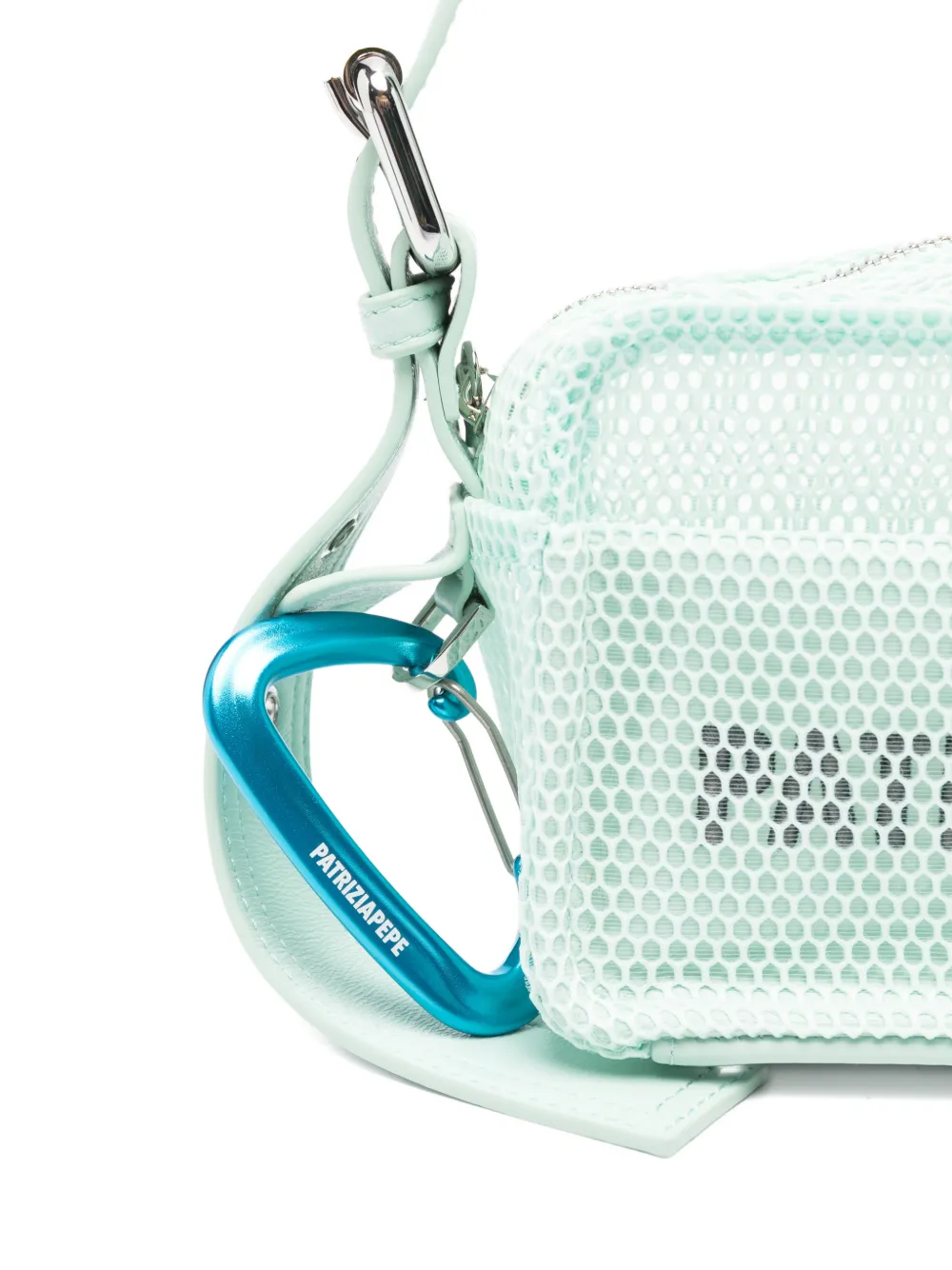 Patrizia Pepe In My Space kleine mesh schoudertas Groen