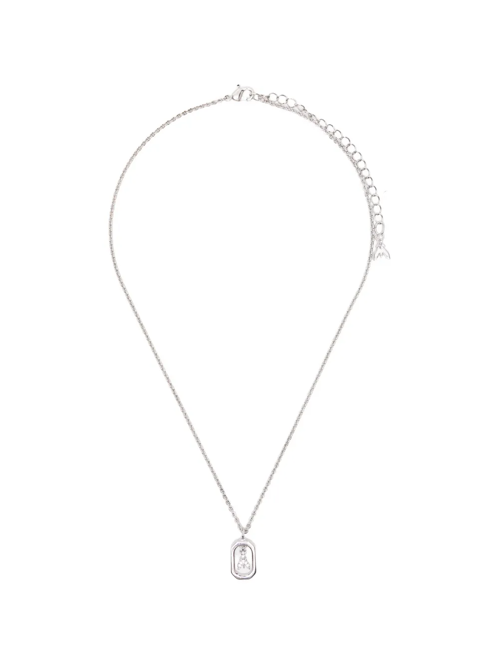 Patrizia Pepe fly-pendant necklace - Argento