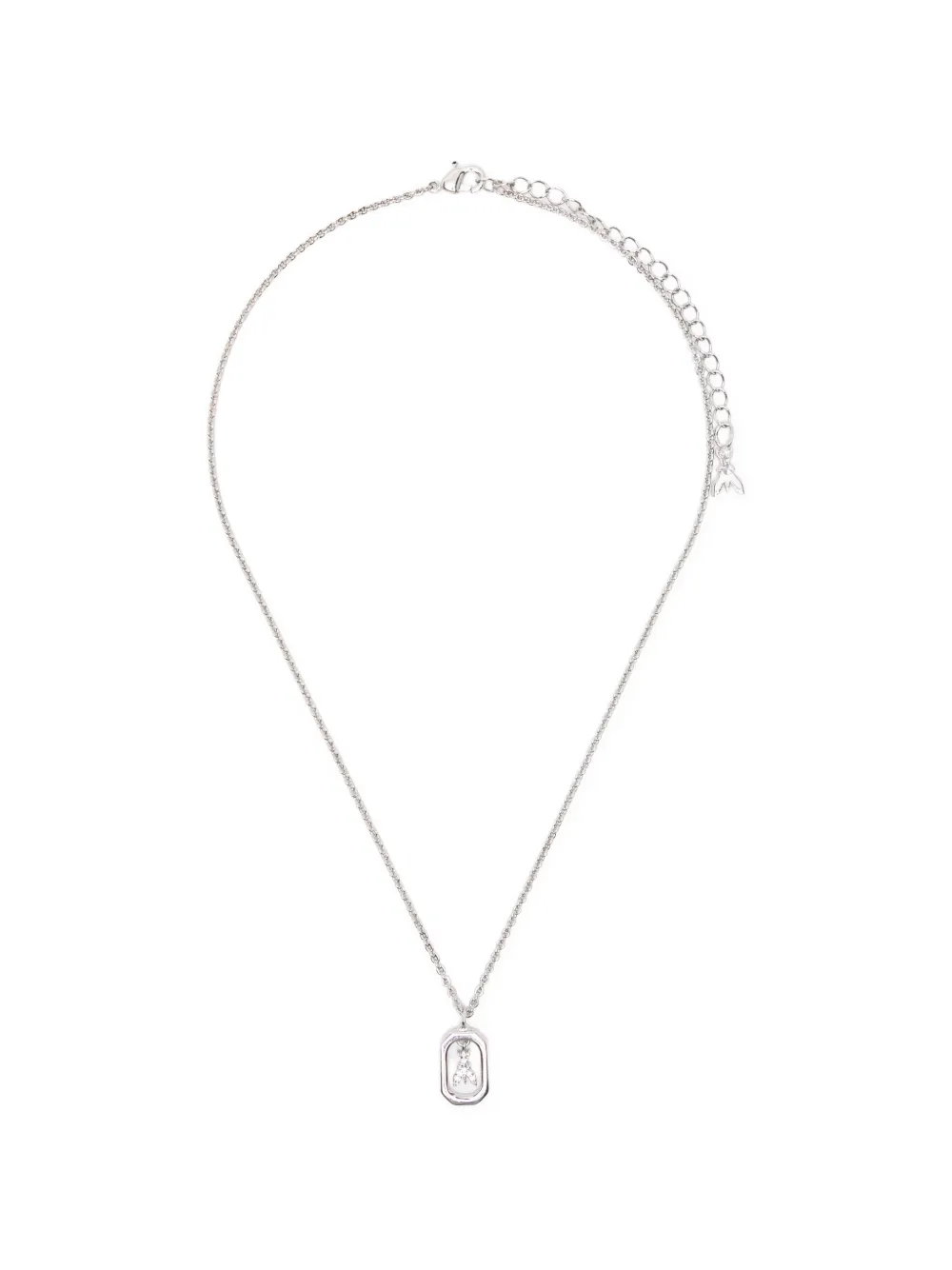 Patrizia Pepe fly-pendant necklace - Argento