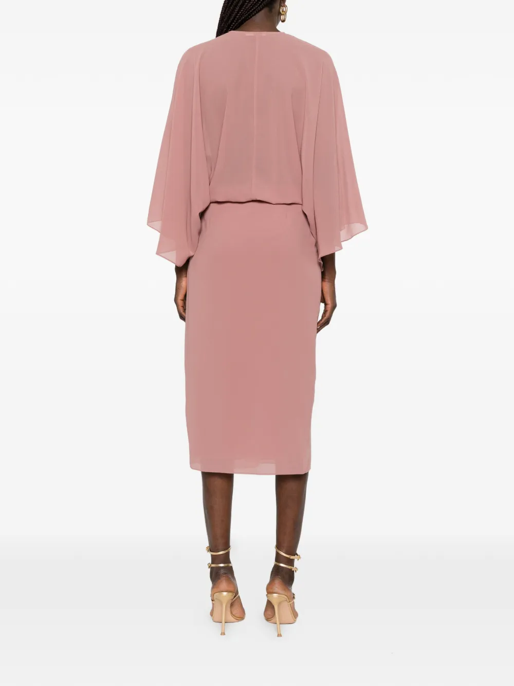 Patrizia Pepe Kimono jurk Roze
