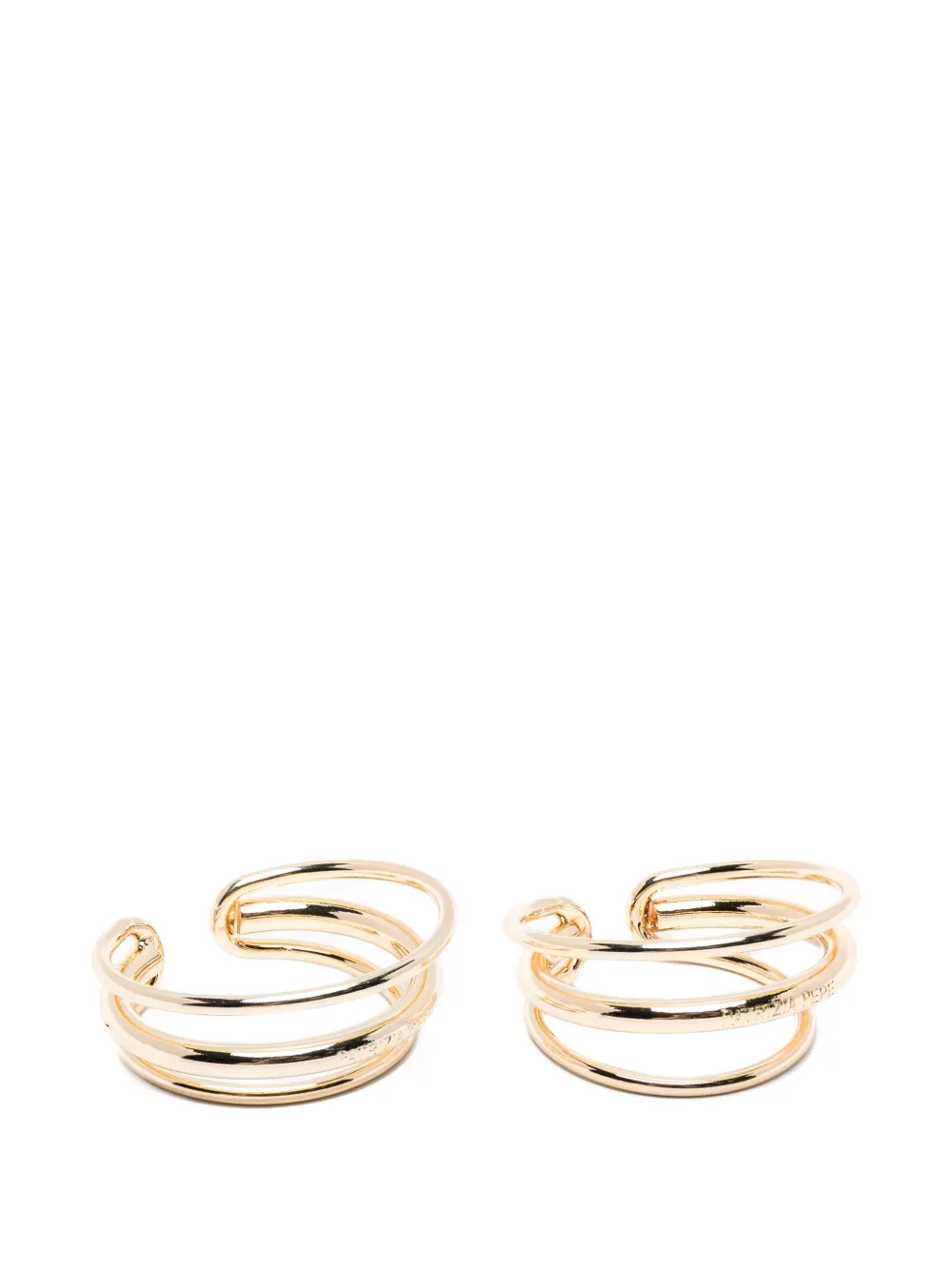 Patrizia Pepe multi-band ear cuffs - Oro
