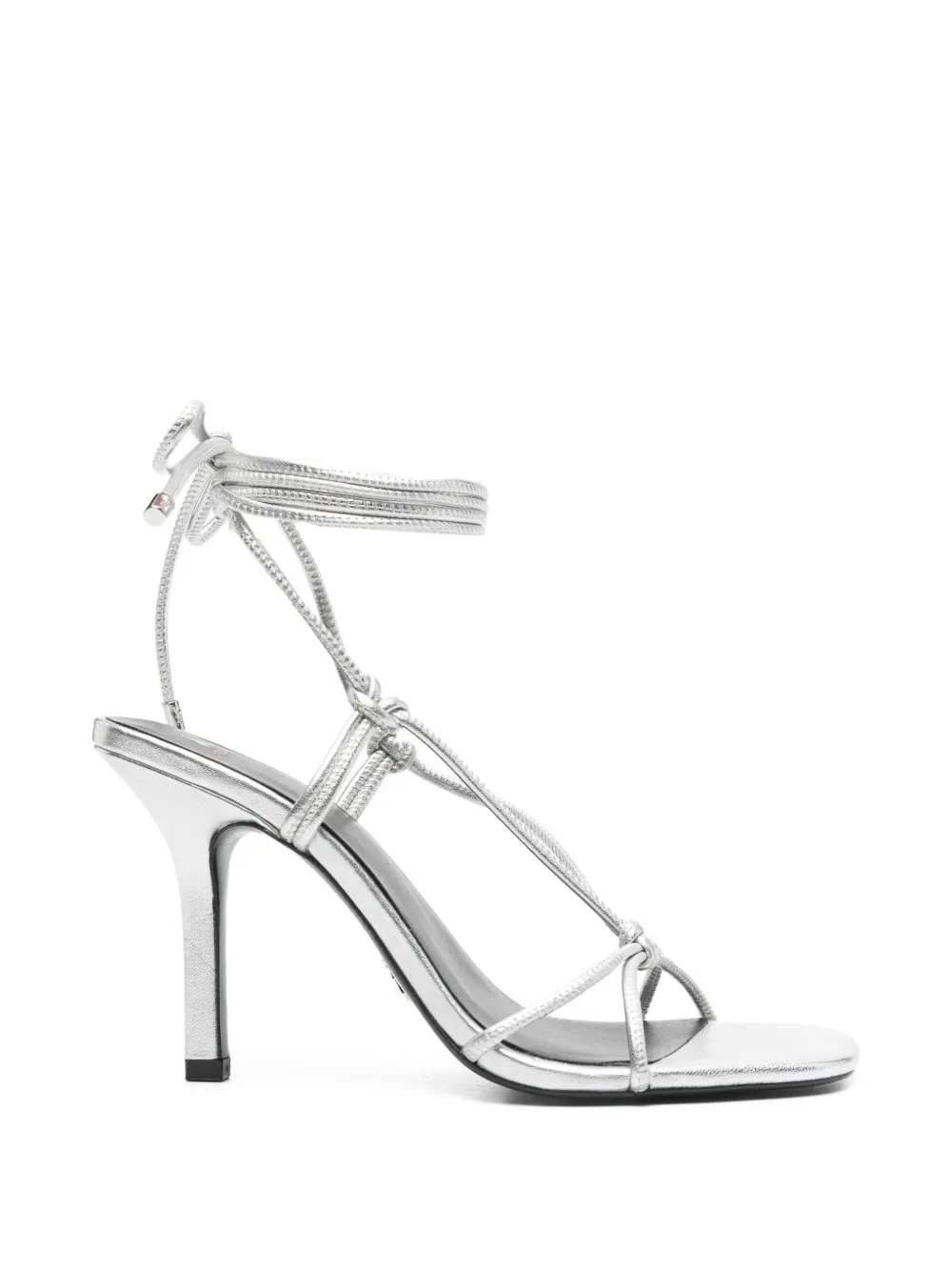 Patrizia Pepe square-toe sandals - Argento