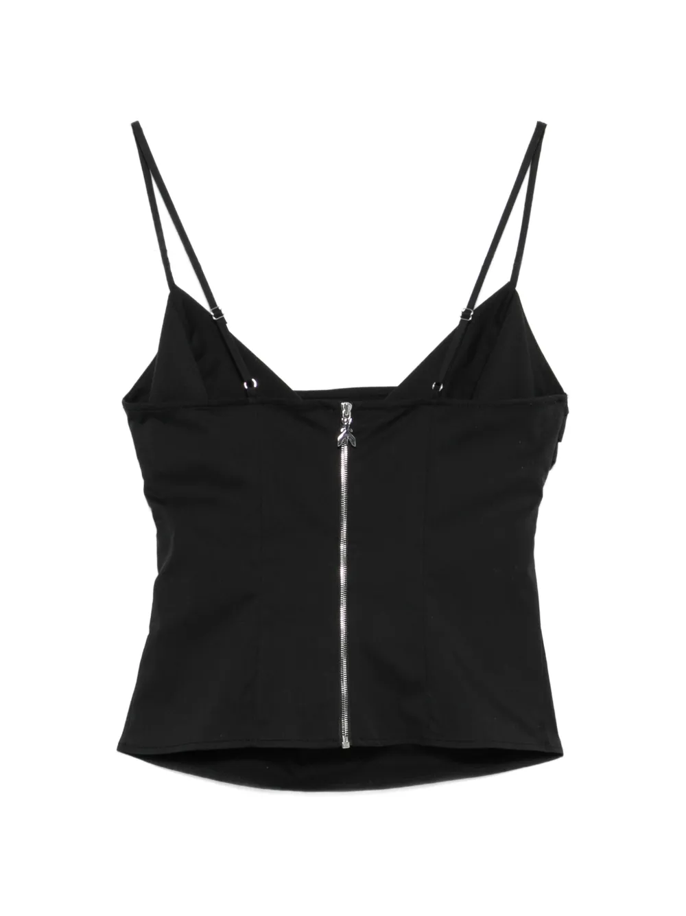 Patrizia Pepe Top met V-hals Zwart