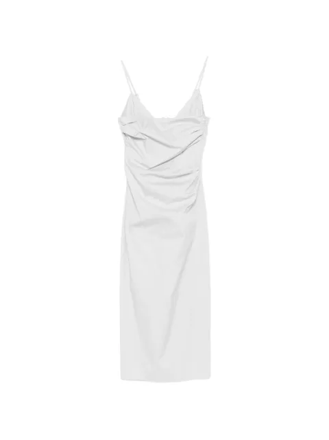 Patrizia Pepe midi bustier poplin dress