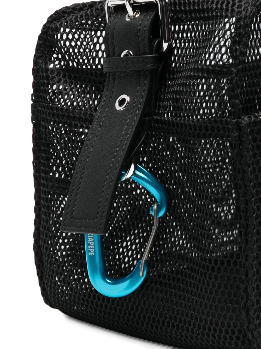 Patrizia Pepe Mesh crossbodytas Zwart