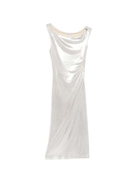 Patrizia Pepe logo-detail midi dress