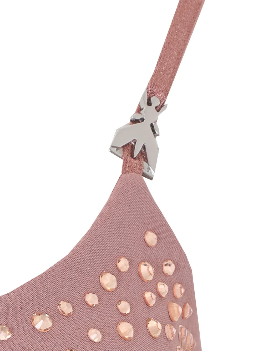 Patrizia Pepe Cropped top met stras Roze