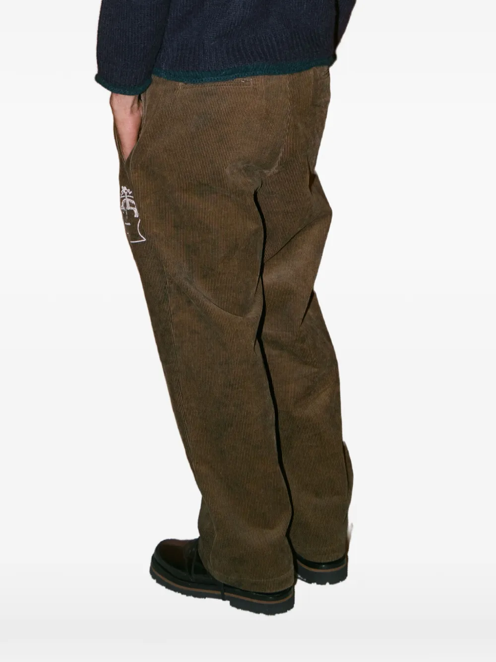 Brooks Brothers x Brain Dead plooibroek Bruin