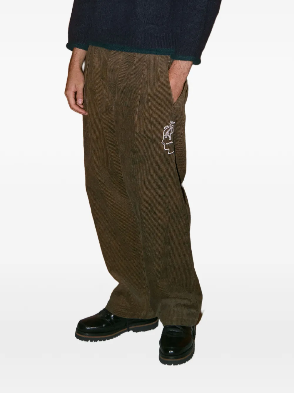 Brooks Brothers x Brain Dead plooibroek Bruin