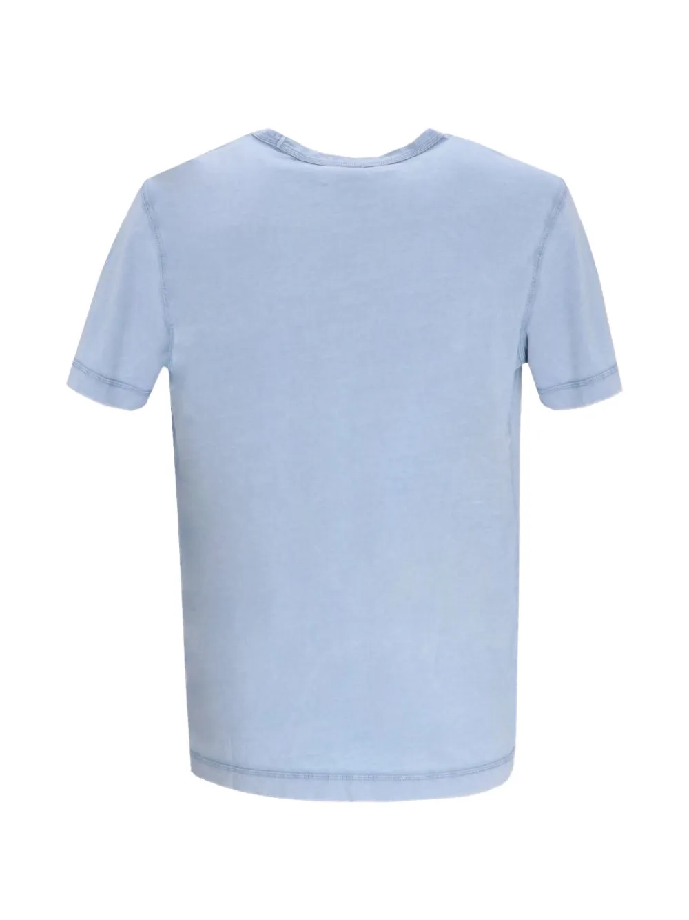 BOSS Katoenen T-shirt met logoprint Blauw