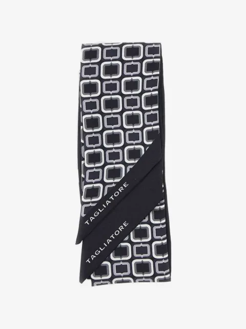 Tagliatore mascada con estampado geométrico