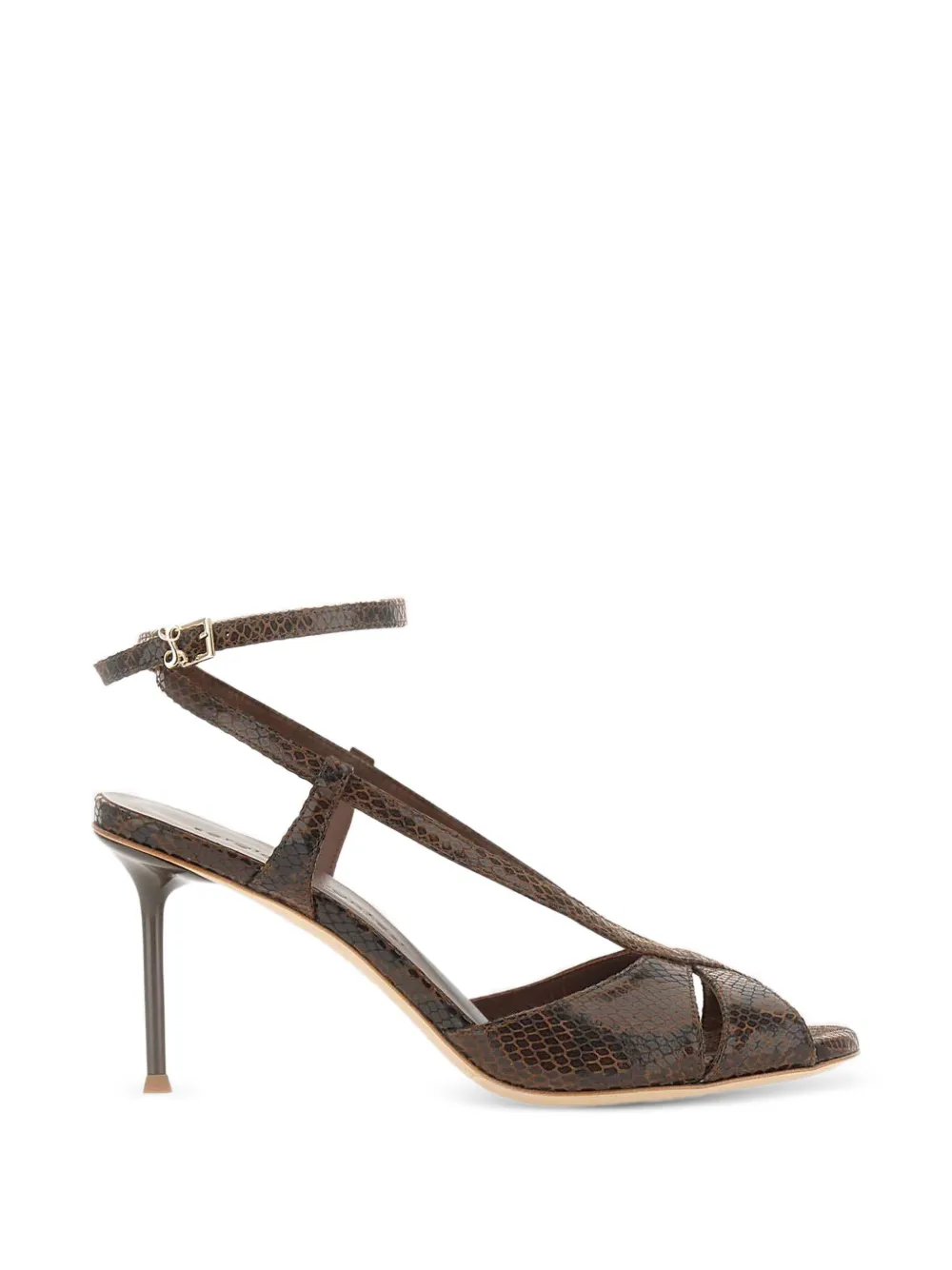 Sergio Levantesi Genny geweven sandalen Bruin