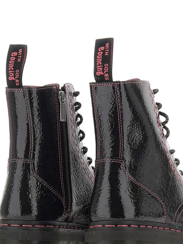 Dr. Martens Jadon TP heart-plaque Platform Boots | Black | FARFETCH CA