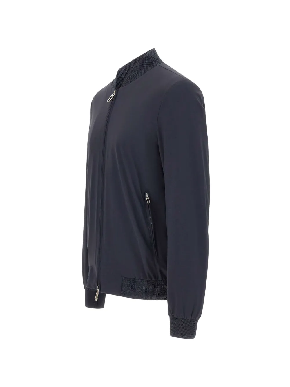  Diktat Zip Bomber Jacket - Blue 