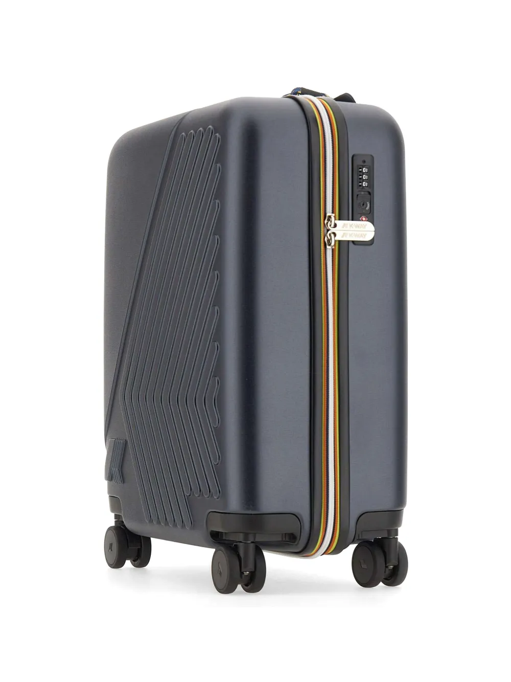  K-way Logo Pattern Luggage - Blue 