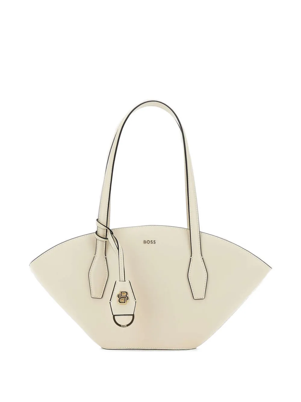 BOSS trapezoid top handle shoulder bag - Toni neutri