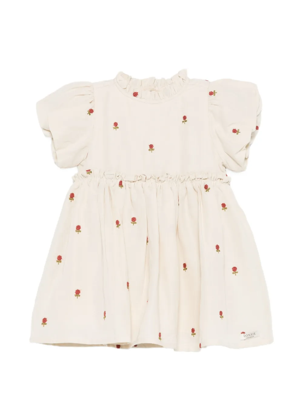 Donsje ruffled floral dress - Toni neutri