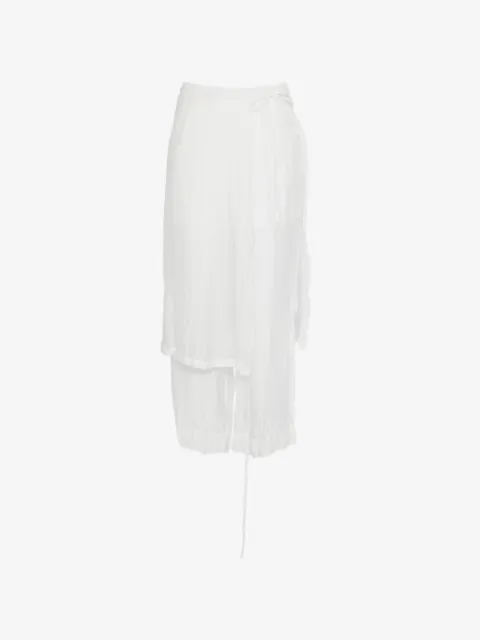 La Piscine set de pantalones con efecto arrugado