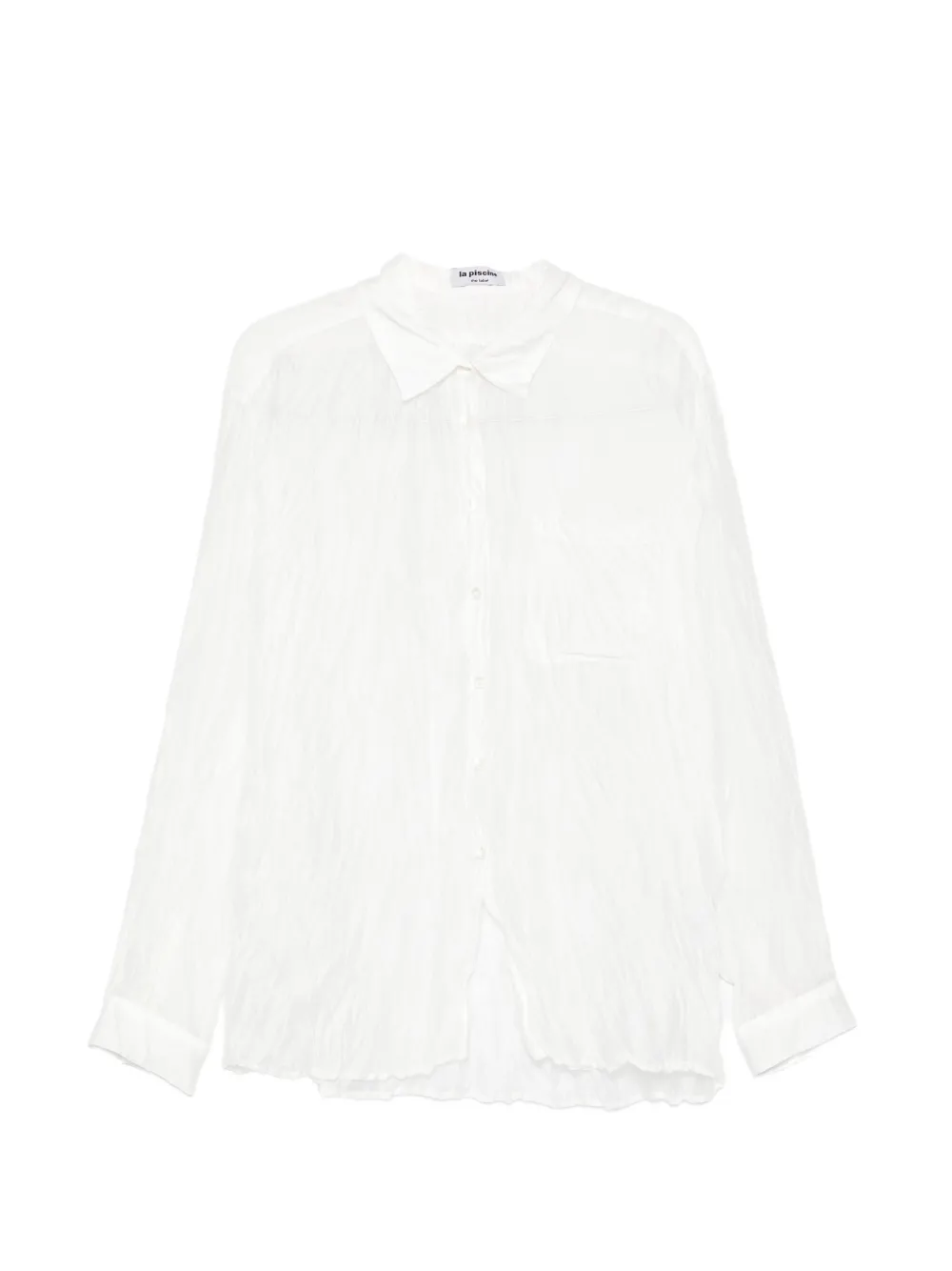 La Piscine long-sleeve shirt - Bianco
