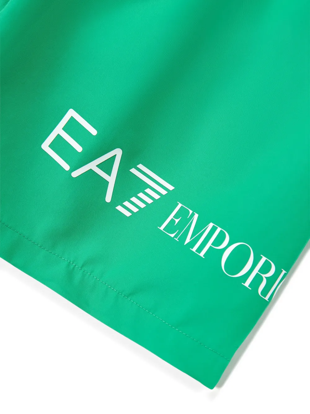 Emporio Armani Kids Zwembroek met logoprint Groen