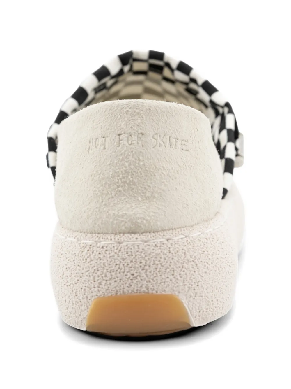 SANTHA Imsouane geruite sneakers Wit