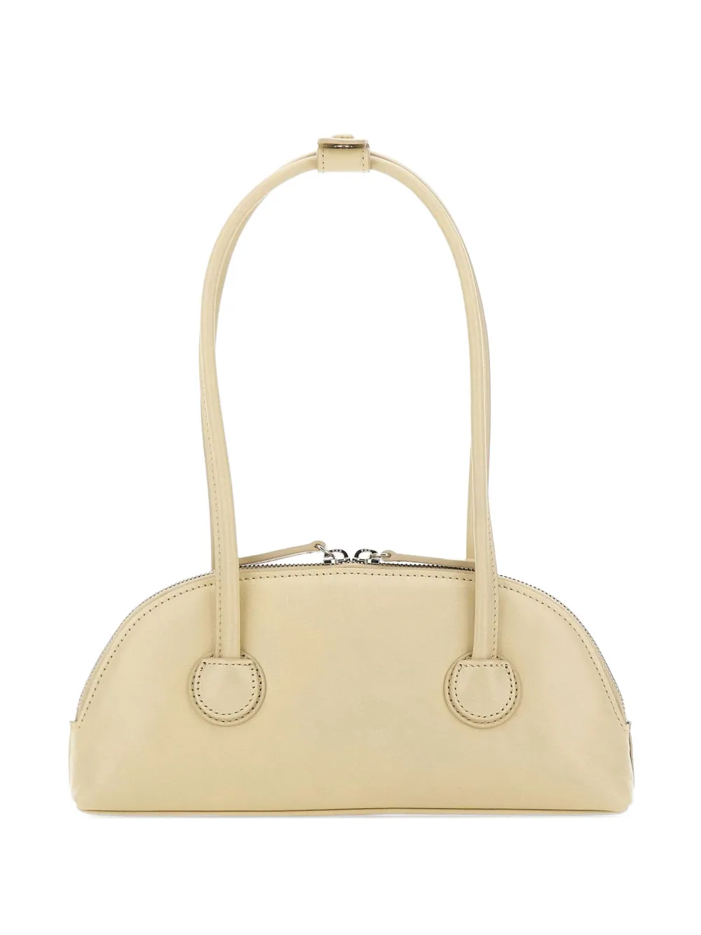 Marge Sherwood Bessette embossed logo half-moon shoulder bag - Giallo
