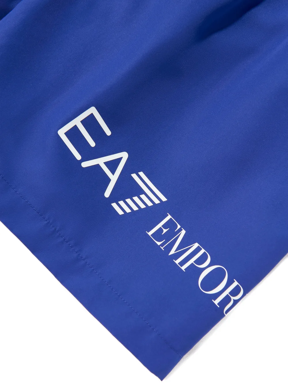 Emporio Armani Kids Zwembroek met logoprint Blauw