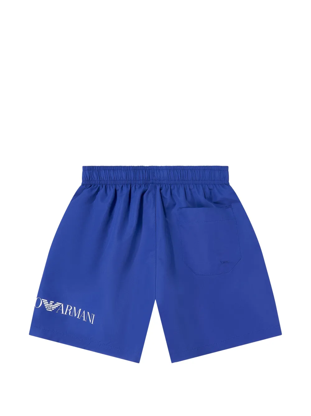 Emporio Armani Kids Zwembroek met logoprint Blauw