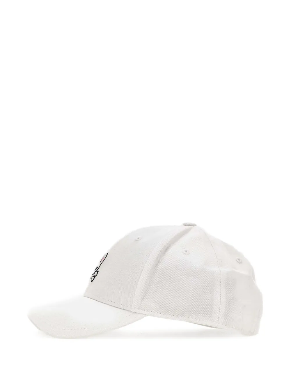  Psycho Bunny Embroidered Logo Baseball Cap - White 
