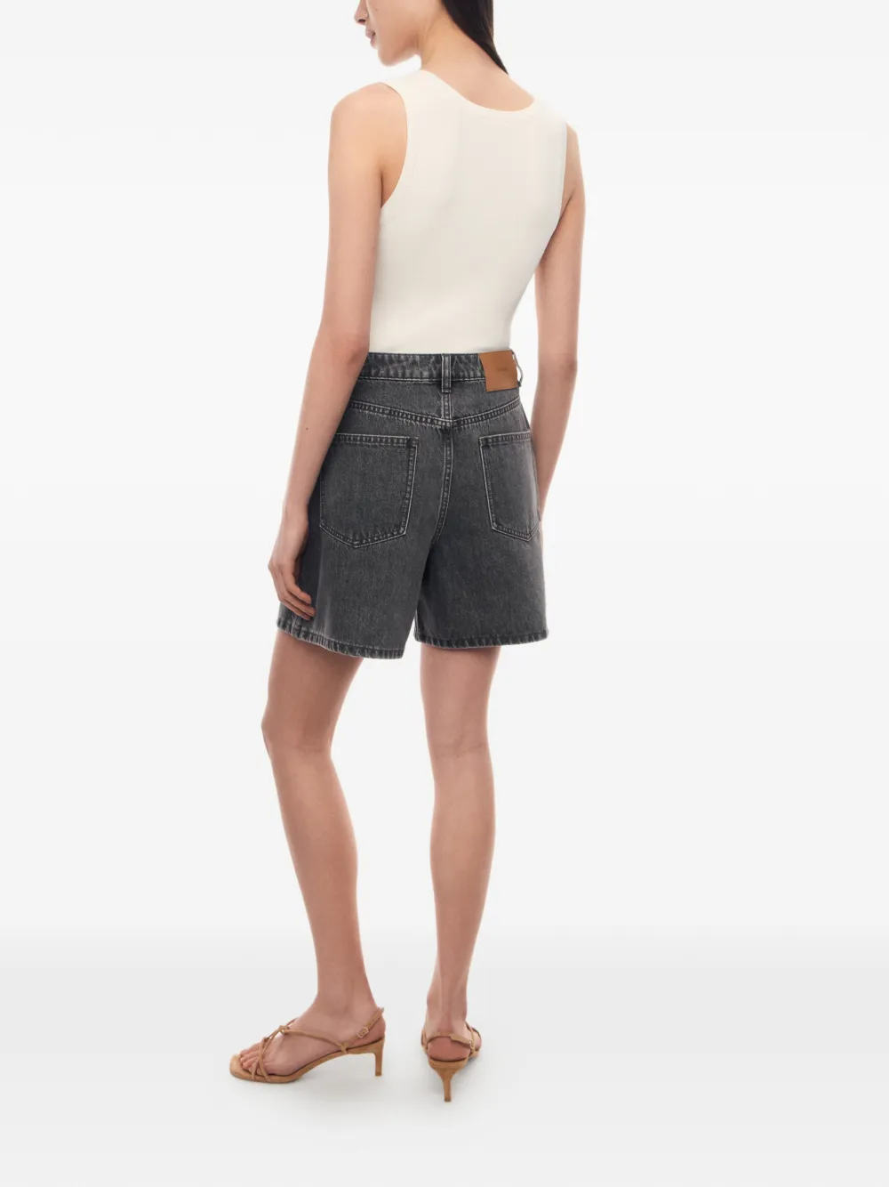 12 STOREEZ Denim shorts Grijs