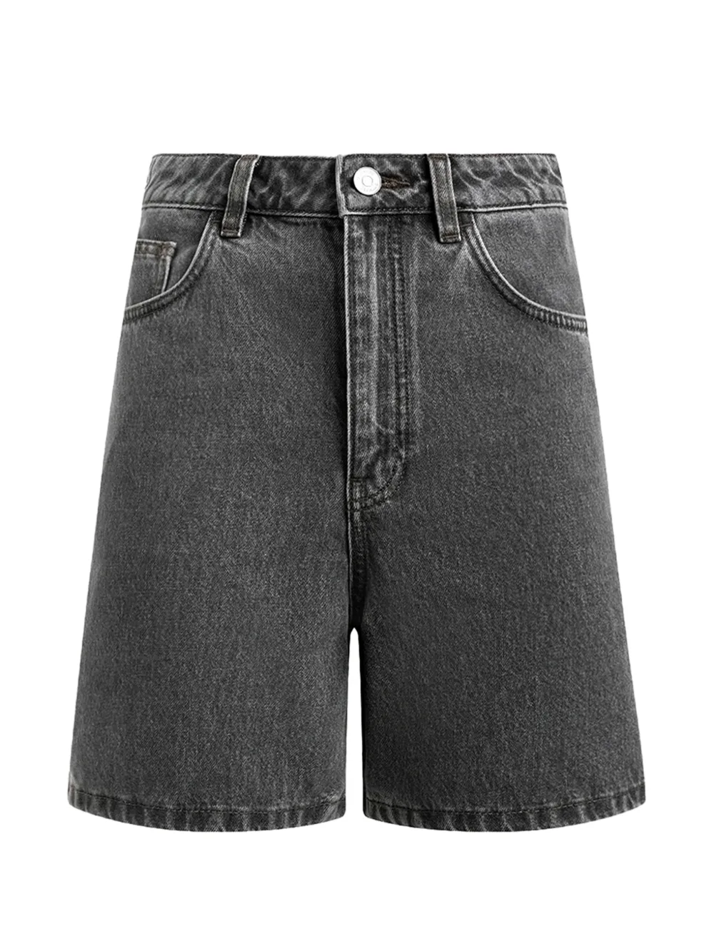 12 STOREEZ Shorts denim svasati - Grigio