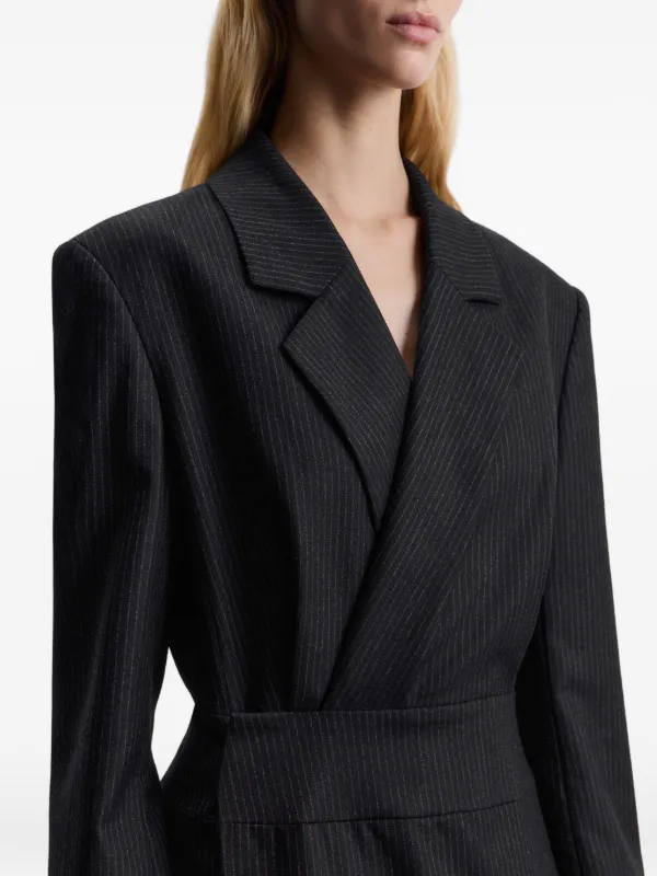blazer dress women midi White Blazer Dress Work Semi Formal Midi Dress Loveiss