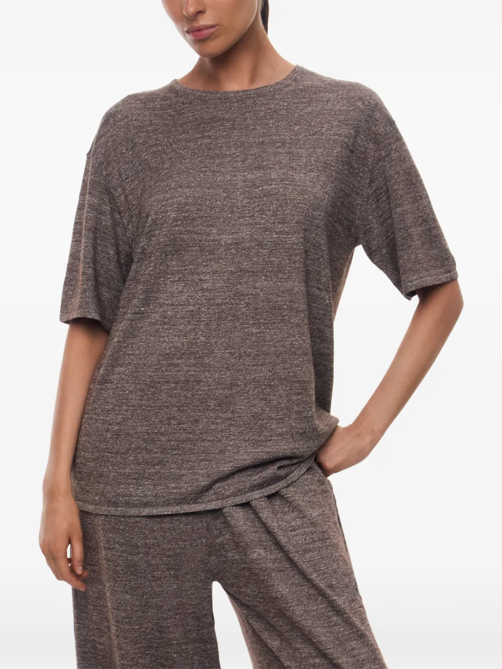 12 STOREEZ Stratum T-shirt Bruin