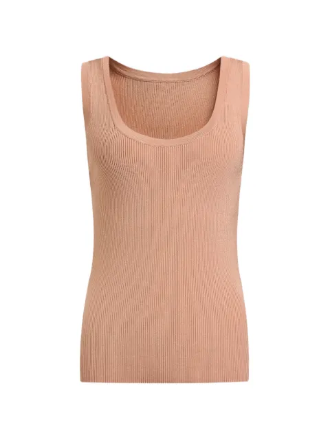 12 STOREEZ Geripptes Trägershirt