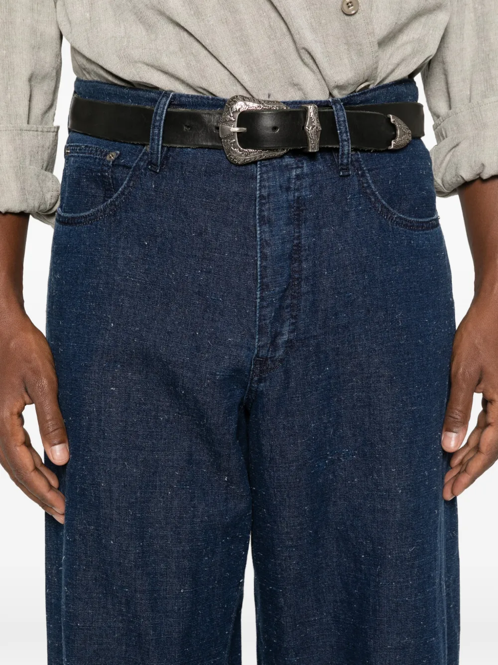 Sunflower Jeans met wijde pijpen Blauw