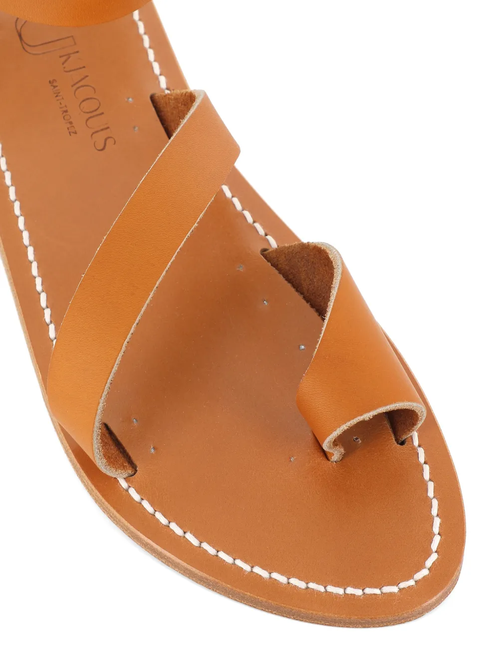 K. Jacques Hecatea leren sandalen Bruin