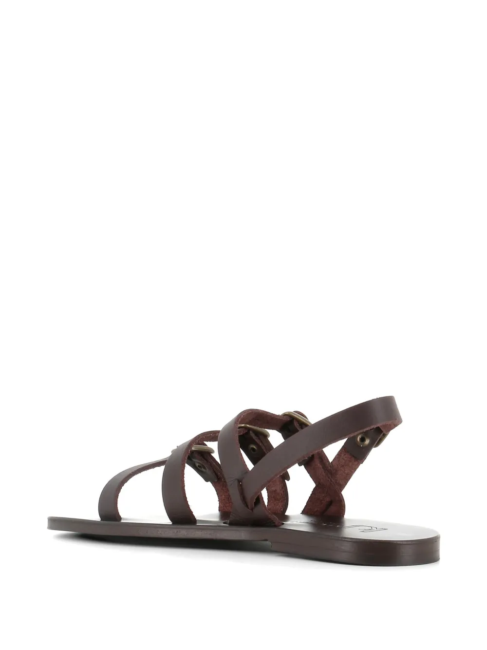 K. Jacques Aldwin sandalen met bandjes Bruin