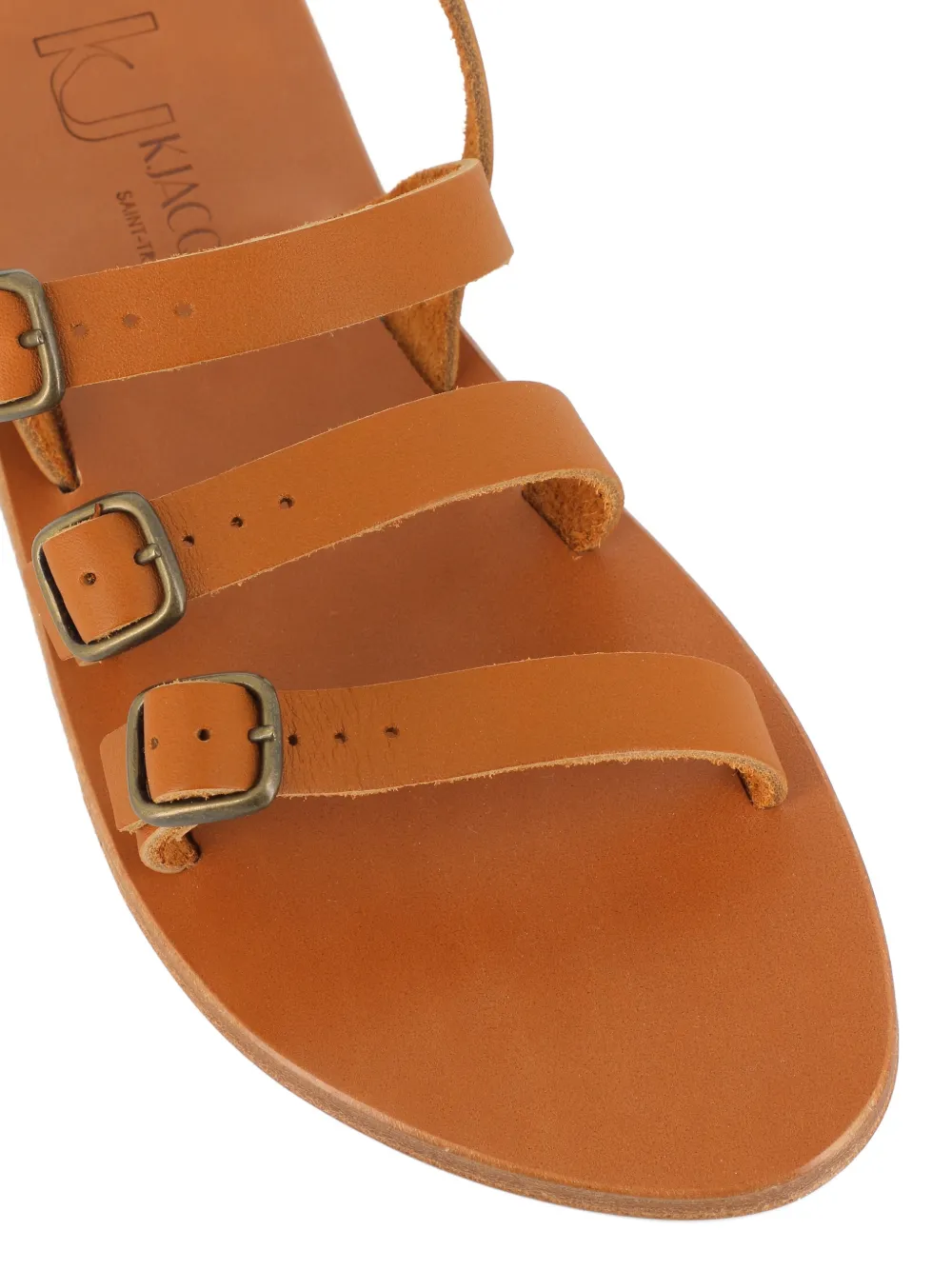 K. Jacques Aldwin sandalen met bandjes Beige