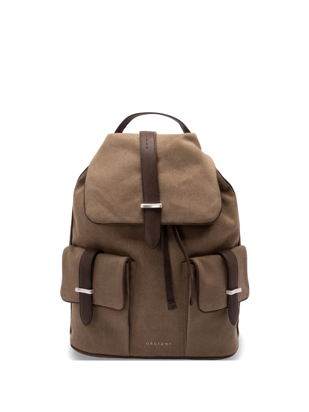 Orciani Jones Safari buckle-fastening backpack - Braun