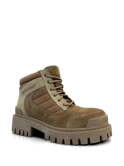 Balenciaga zapatos militares de gamuza