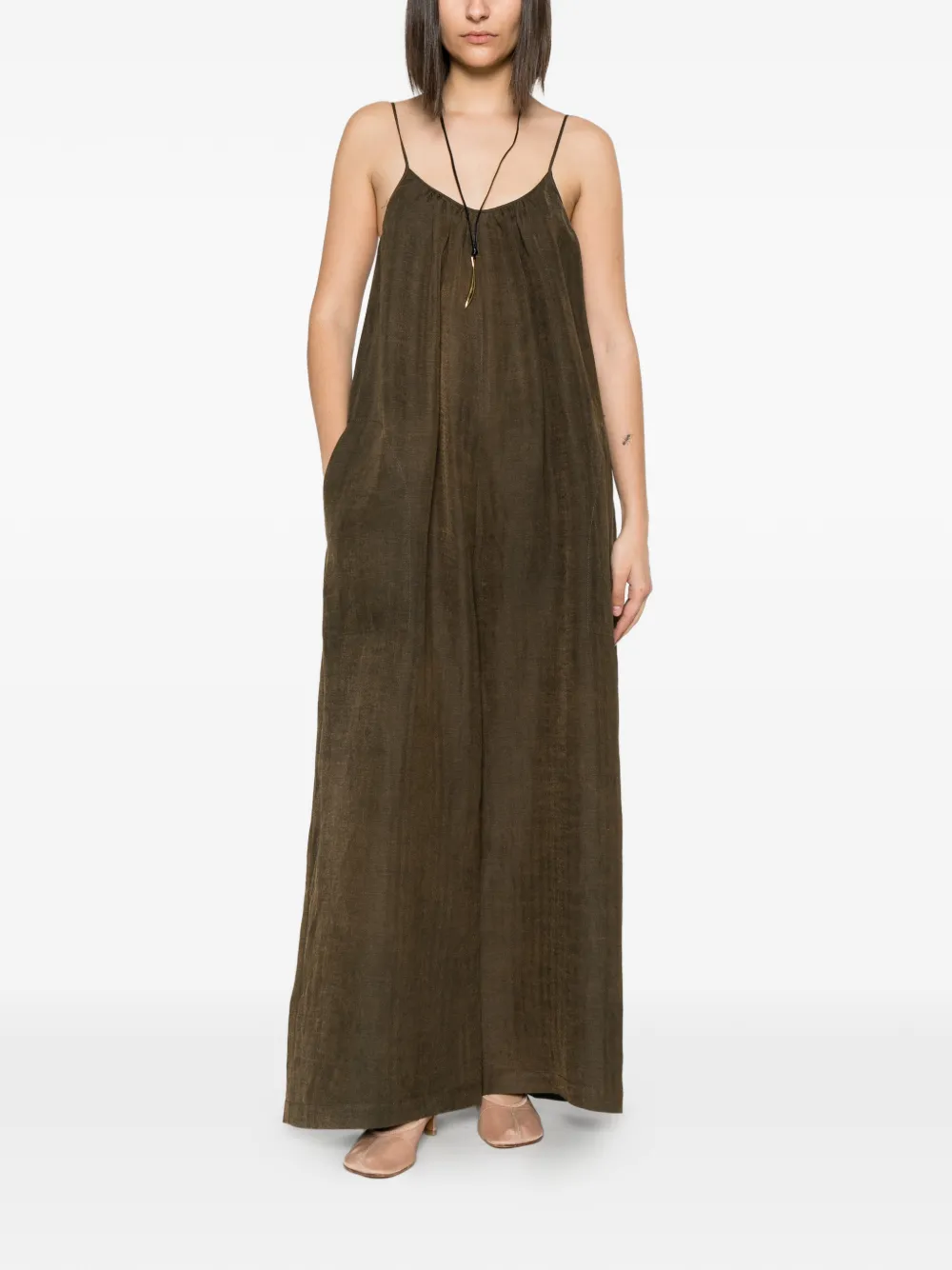 Uma Wang Paul jumpsuit - Marrone