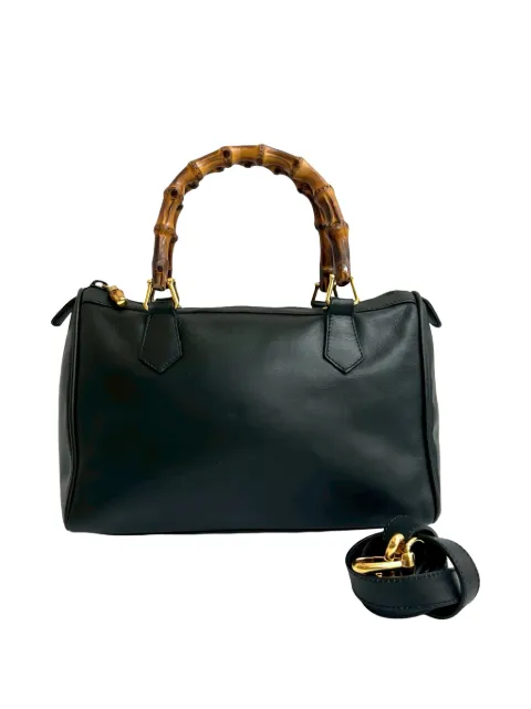 Gucci Pre-Owned bolso satchel bamboo de piel de becerro suave siglo XX