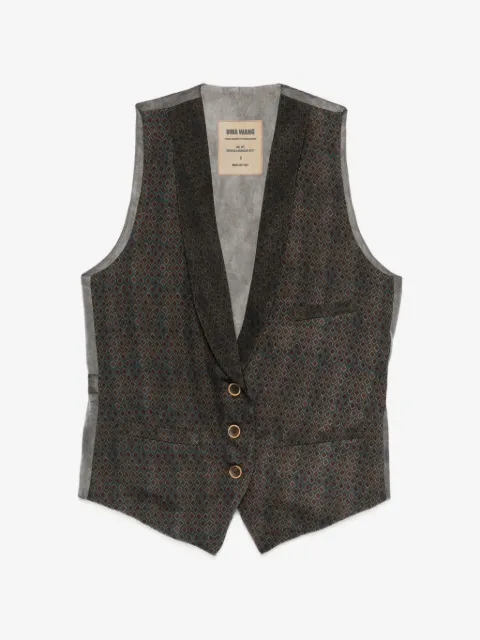 Uma Wang Jill geometric-pattern waistcoat
