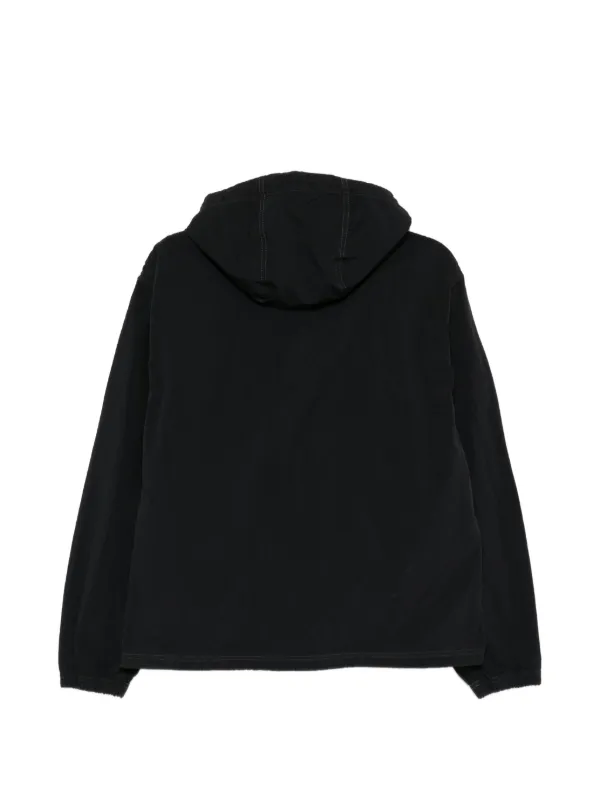 Stüssy Hooded Zip Jacket | Black | FARFETCH RO